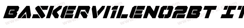 Baskervi1leNo2BT Italic字体转换